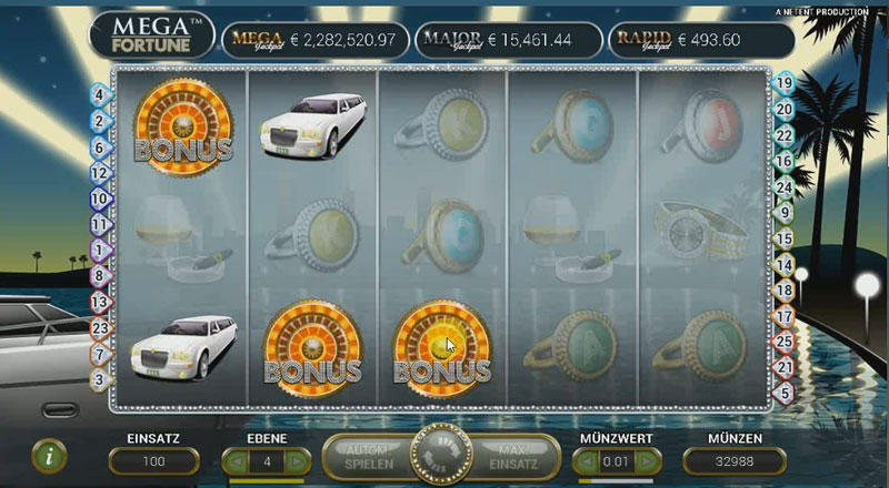 Online Casino Mega Fortuna Jackpot