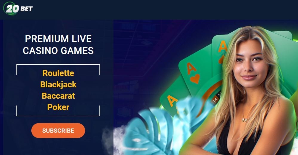 Entdecke die Welt der Bonus Casino Live-Angebote! 3 20Bet Live-Casino Bonus