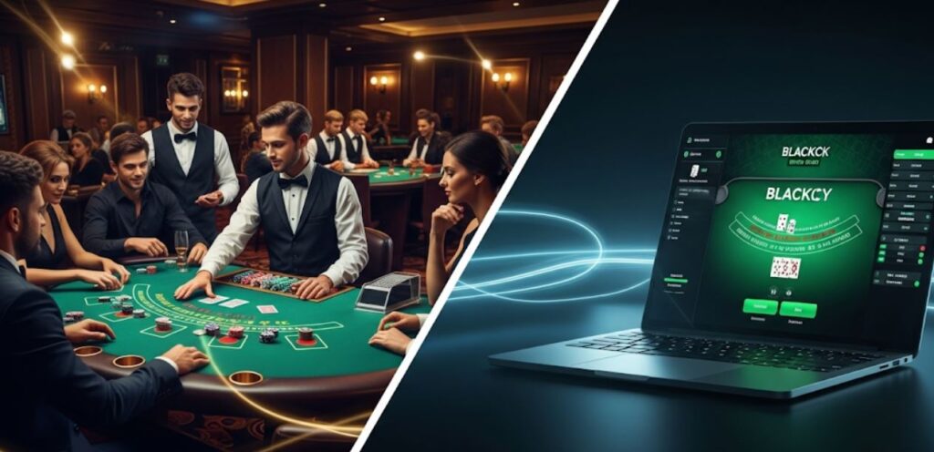Ist es besser Blackjack online oder persönlich zu spielen? 1 Ist es besser Blackjack online oder persönlich zu spielen? - 07/07/2025