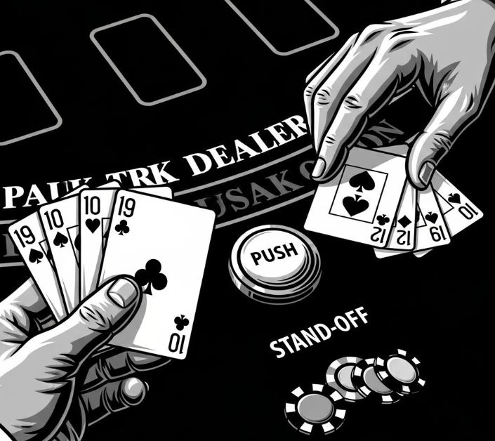 Blackjack Gleichstand: Die 7 Geheimnisse, die jeder Spieler kennen muss - July 21, 2025