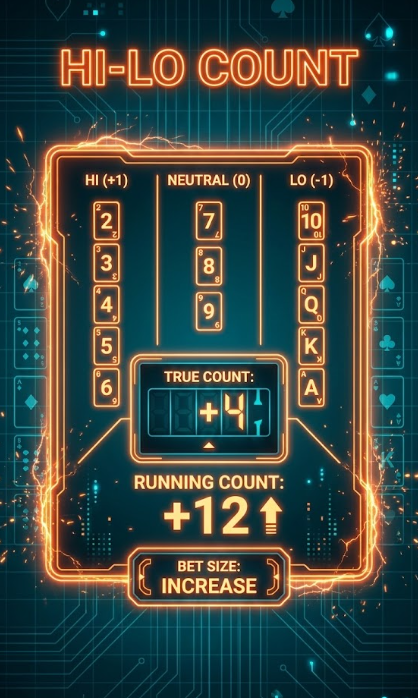 Hi-Lo-Count: High-Low Kartenzähl-Strategie beim Black Jack - 03/01/2026