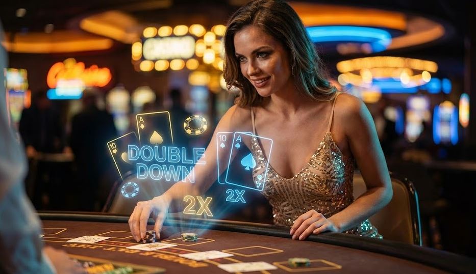 Double Down - Einsatz Verdoppeln beim Blackjack 2 Double Down - Einsatz Verdoppeln beim Blackjack - 000
