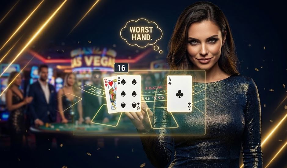 Die schlechteste Hand beim Blackjack